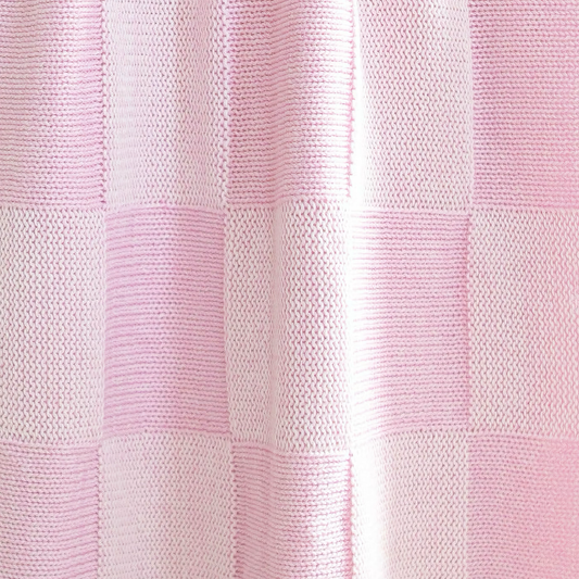 Alashan Charlie Knit Baby Blanket - Bermuda Pink