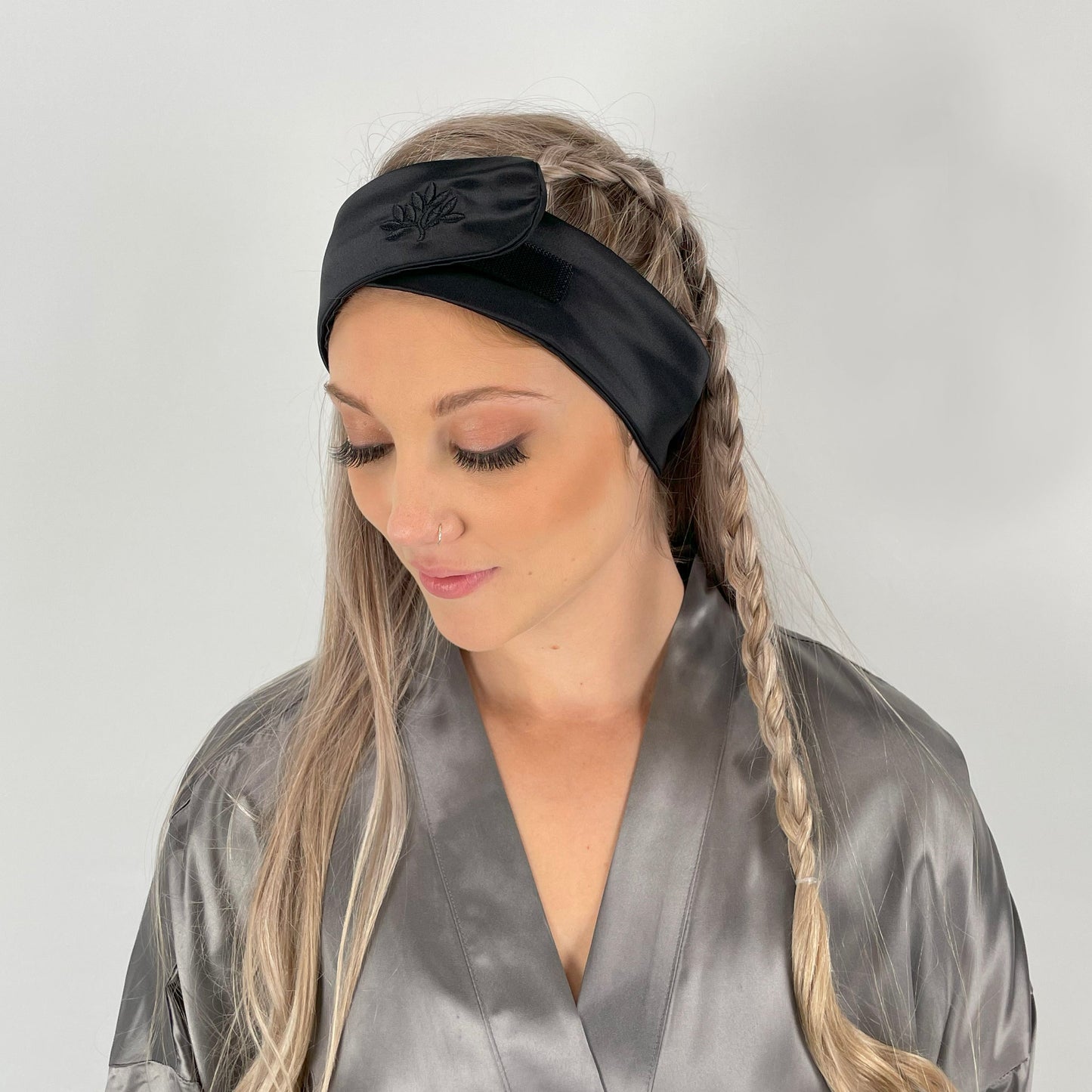 Mulberry Park Silks Silk Glam Band - Black