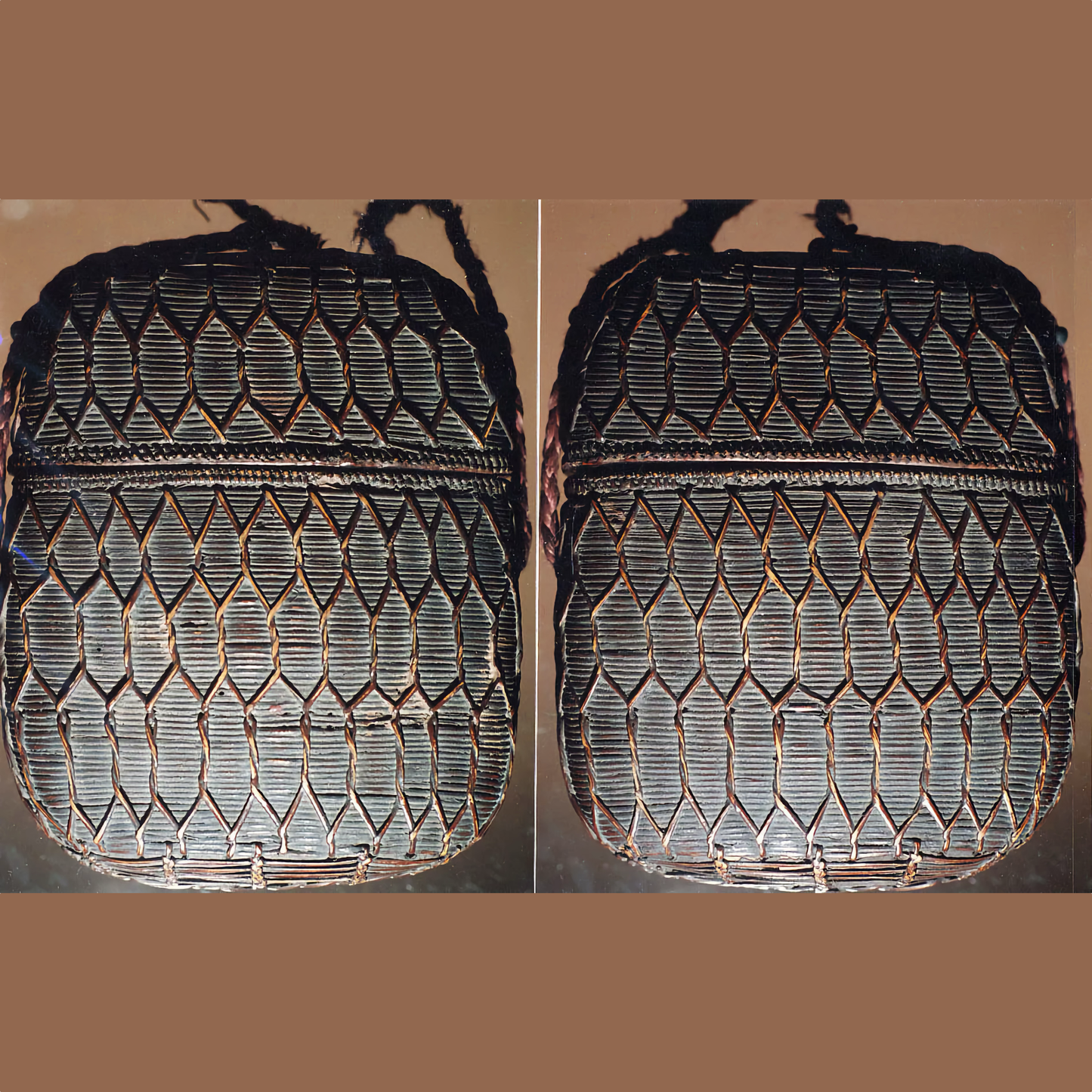 The Met x Ann Gish Inro Throw and Decorative Pillow - Charcoal