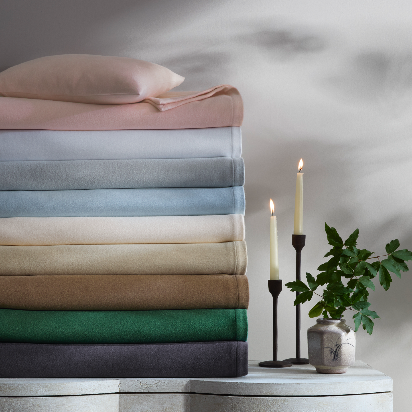 Matouk Dream Modal Blankets and Throws - Ink
