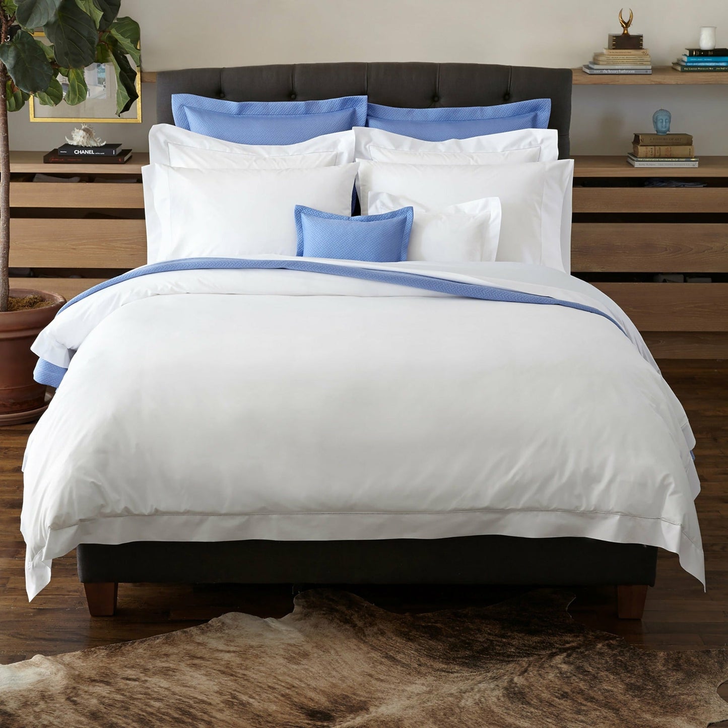 Matouk Luca Hemstitch Twin XL Sheet Sets - White