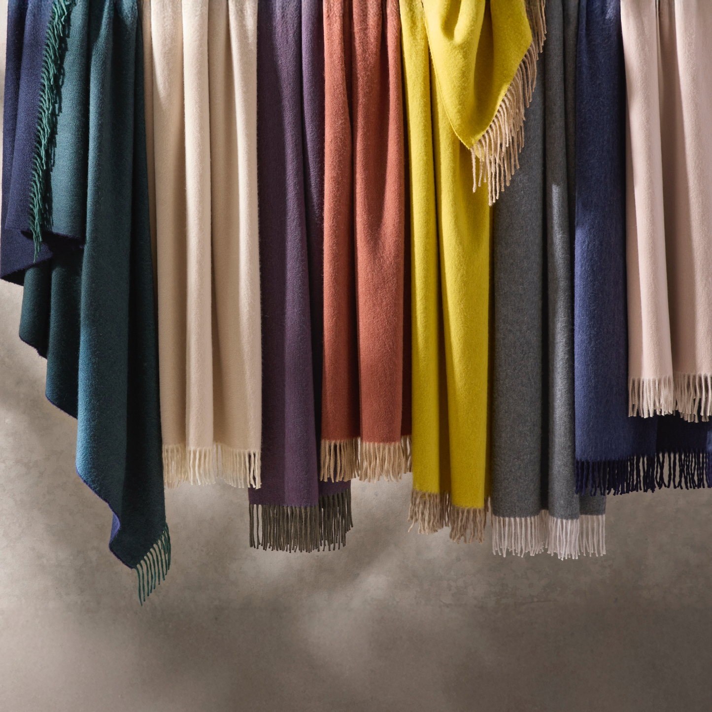 Matouk Paley Throw - Hazy Blue/Sky