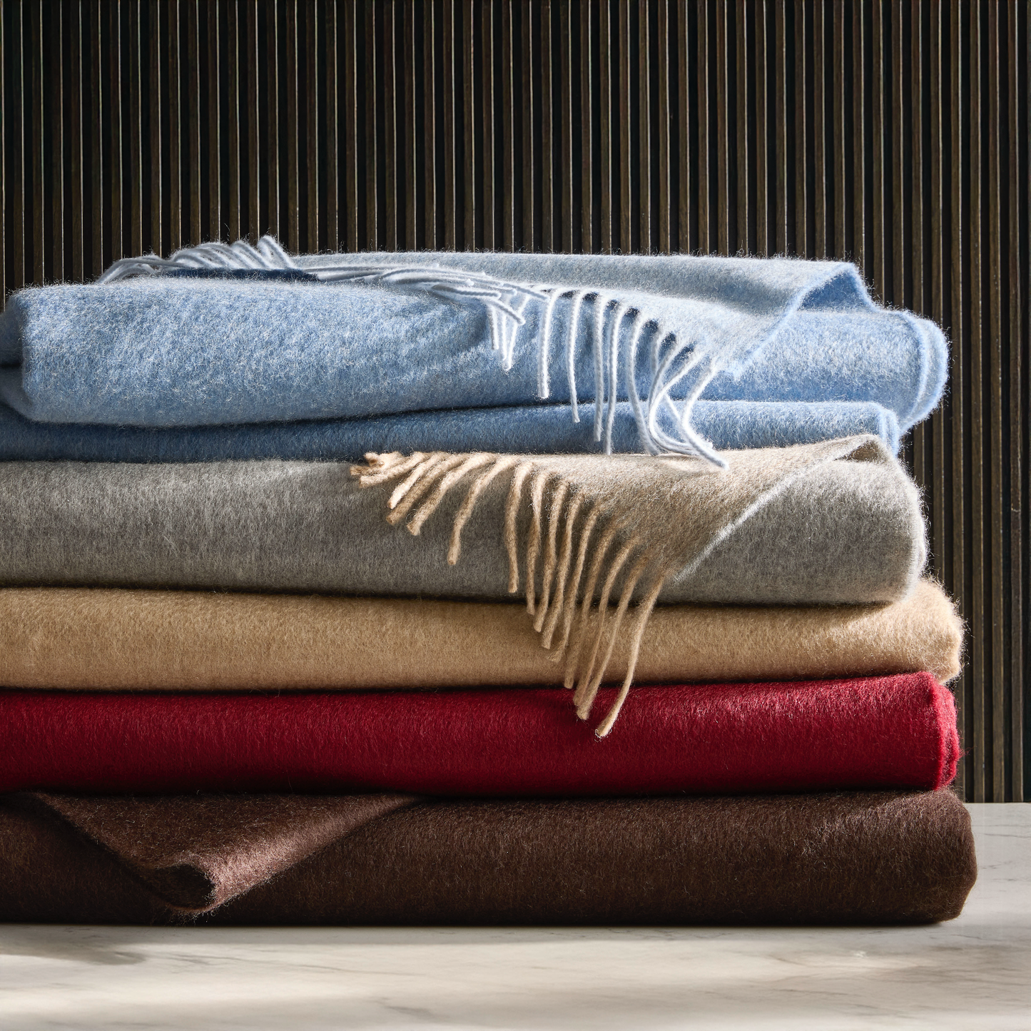 Matouk Paley Throw - Sand/Dune
