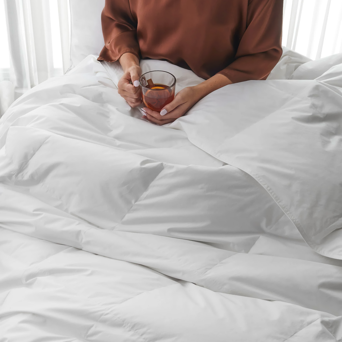 Peacock Alley Canadian White Down 700 Fill Power Duvet Inserts - All-Year Weight