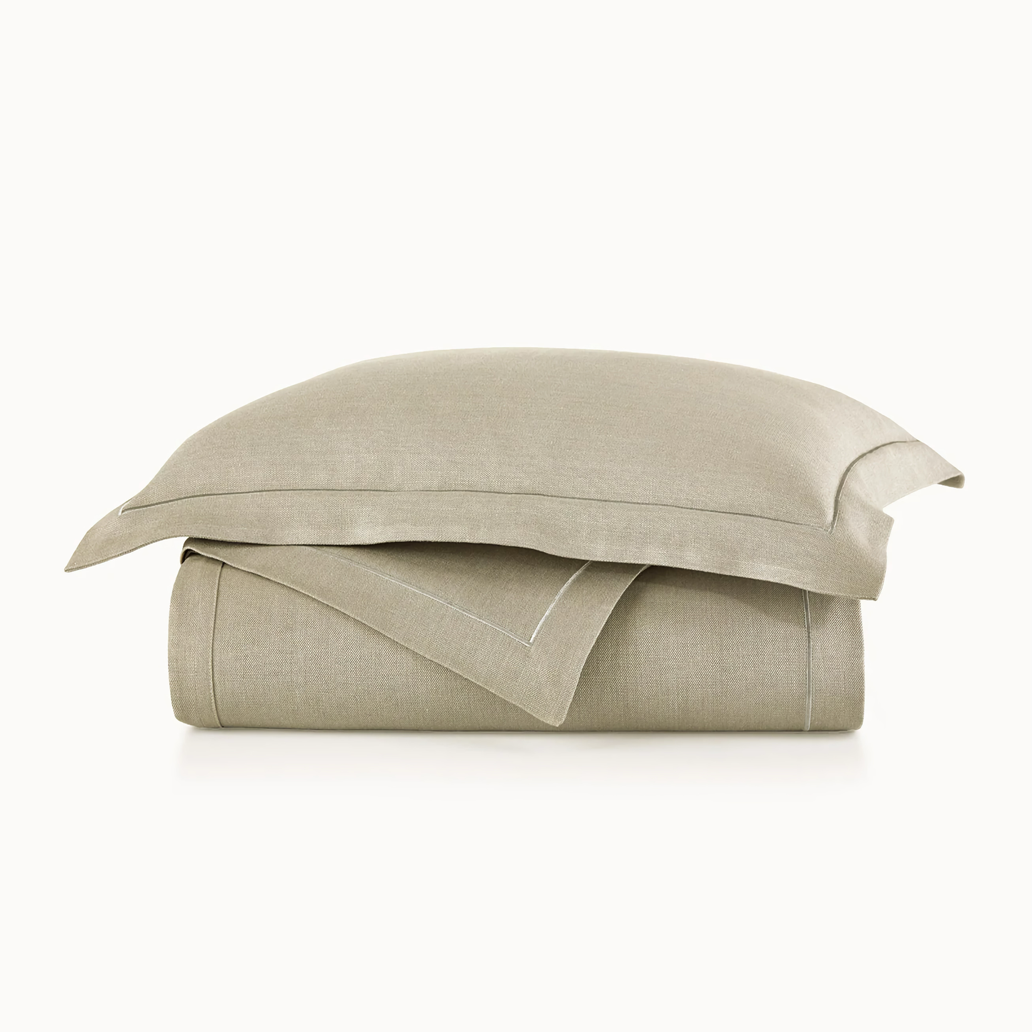Peacock Alley Rio Satin Stitch Bedding - Linen