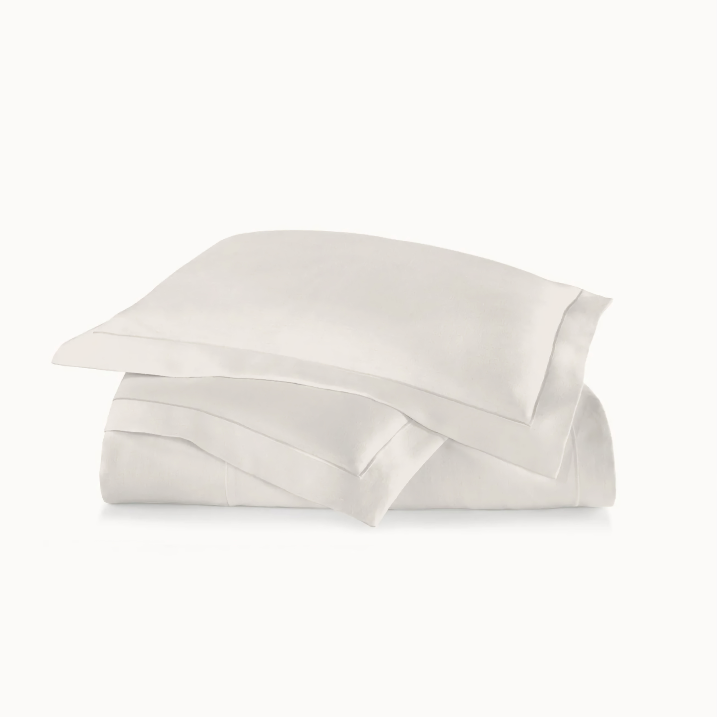 Peacock Alley Rio Satin Stitch Bedding - Platinum