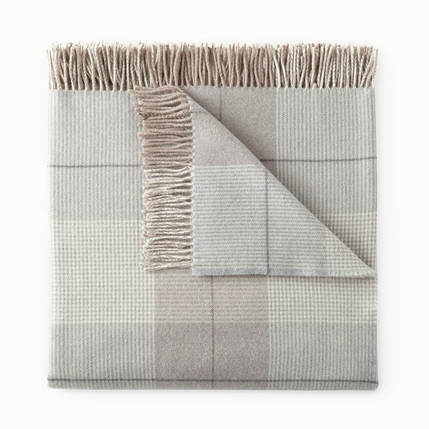 Peacock Alley York Throw - Pewter