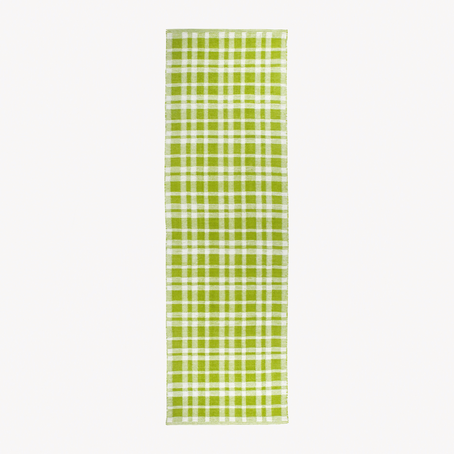 Pine Cone Hill Tattersall Handwoven Indoor/Outdoor Rug - Sprout