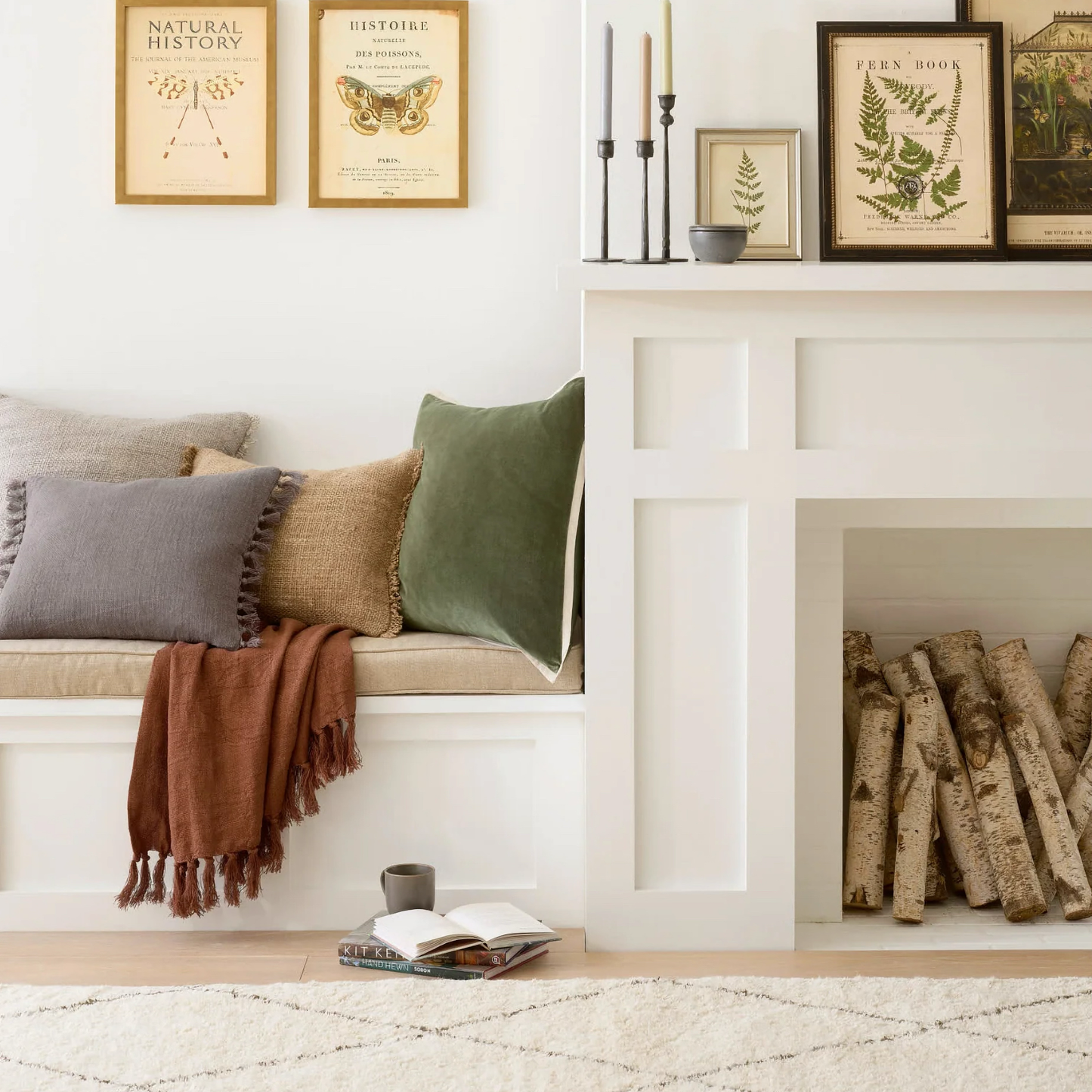 Pine Cone Hill Marie Flanagan Gehry Velvet/Linen Decorative Pillow - Sage