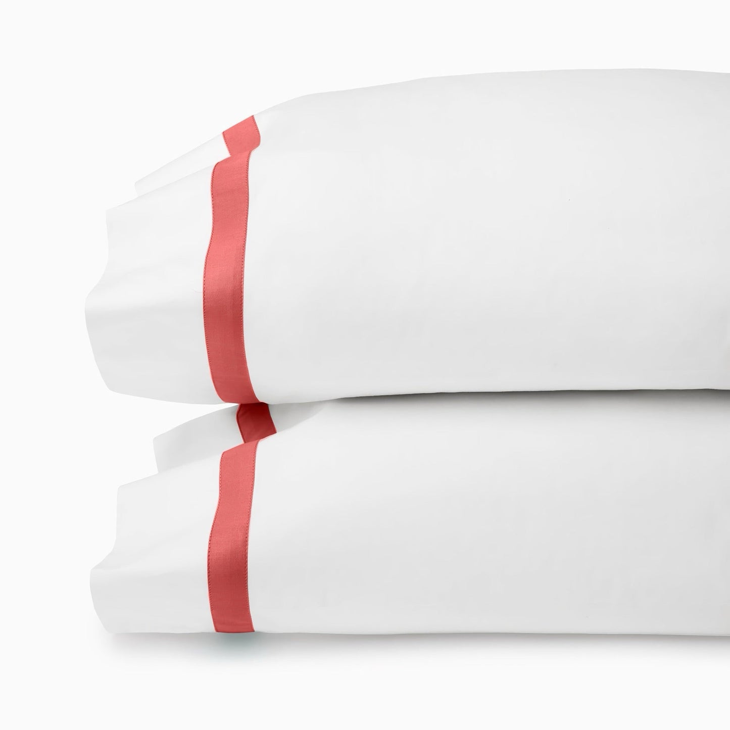 Sferra Estate Bedding - White/Persimmon