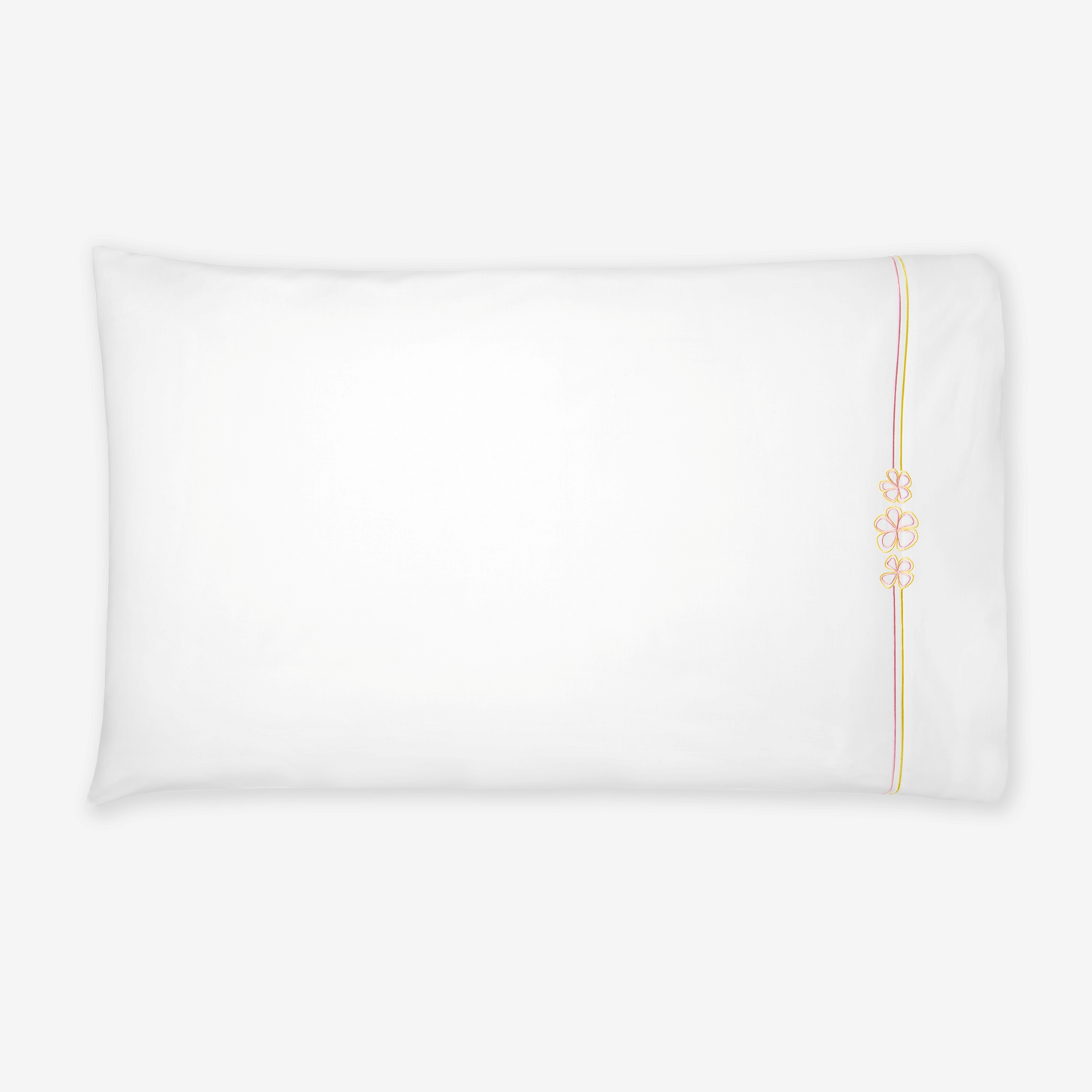 Sferra Fiorina Twin XL Bedding - White/Carnation