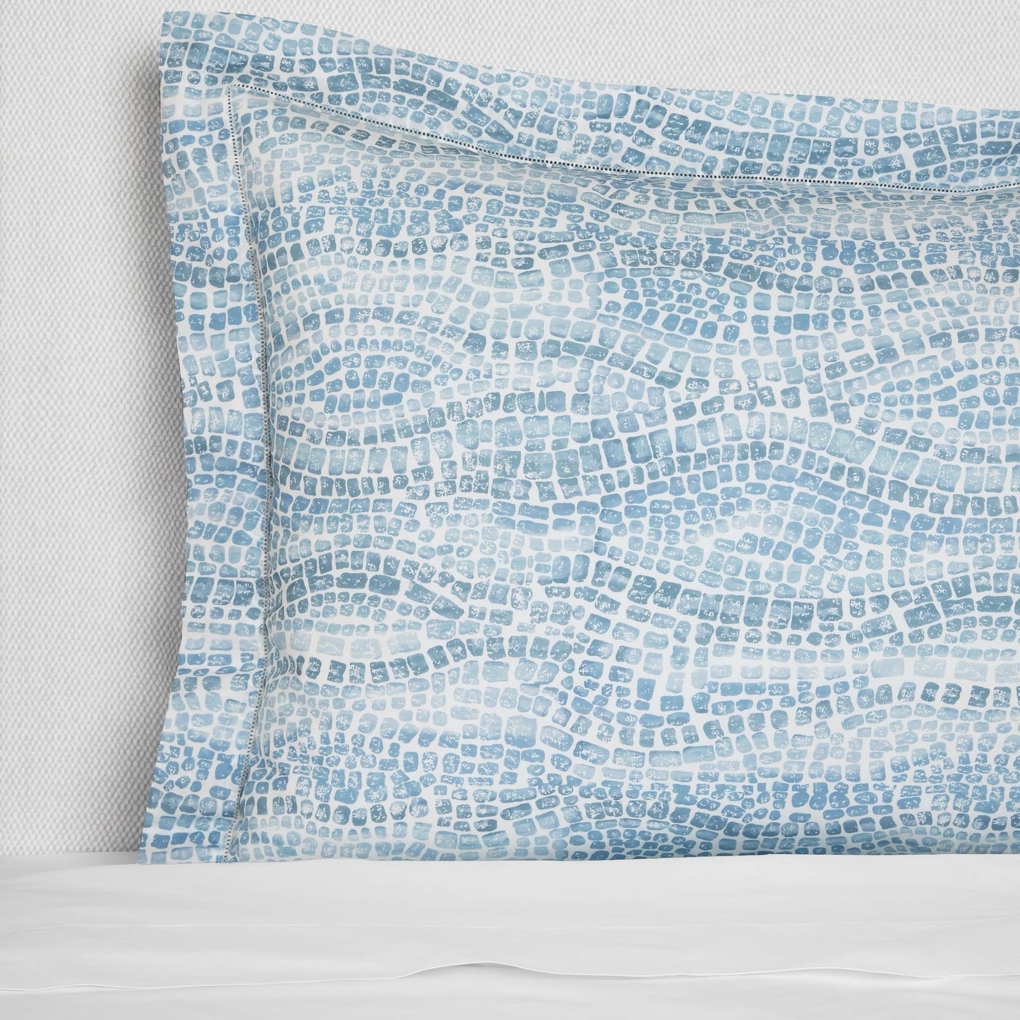 Sferra X Scalamandre Cobblestones Duvet Cover and Shams - Sea