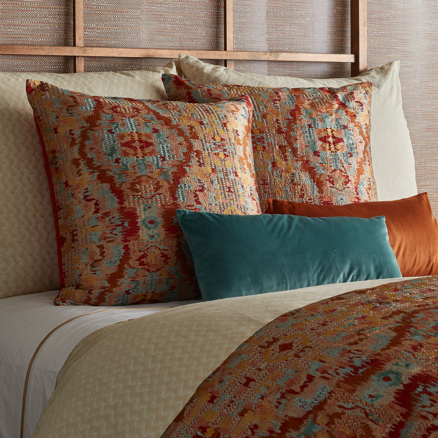 The Met x Ann Gish Dowry Throw and Decorative Pillow - Hearth