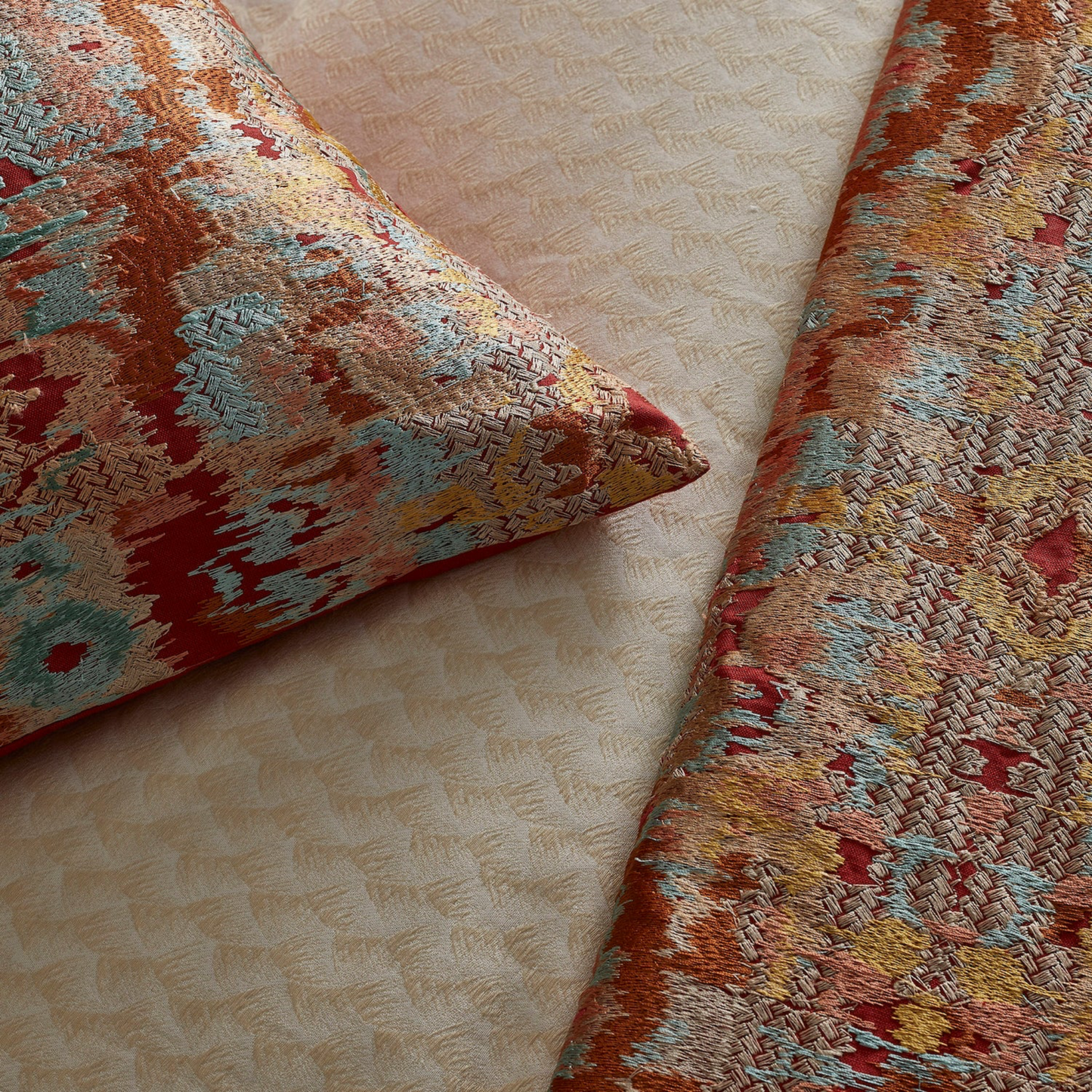The Met x Ann Gish Dowry Throw and Decorative Pillow - Hearth