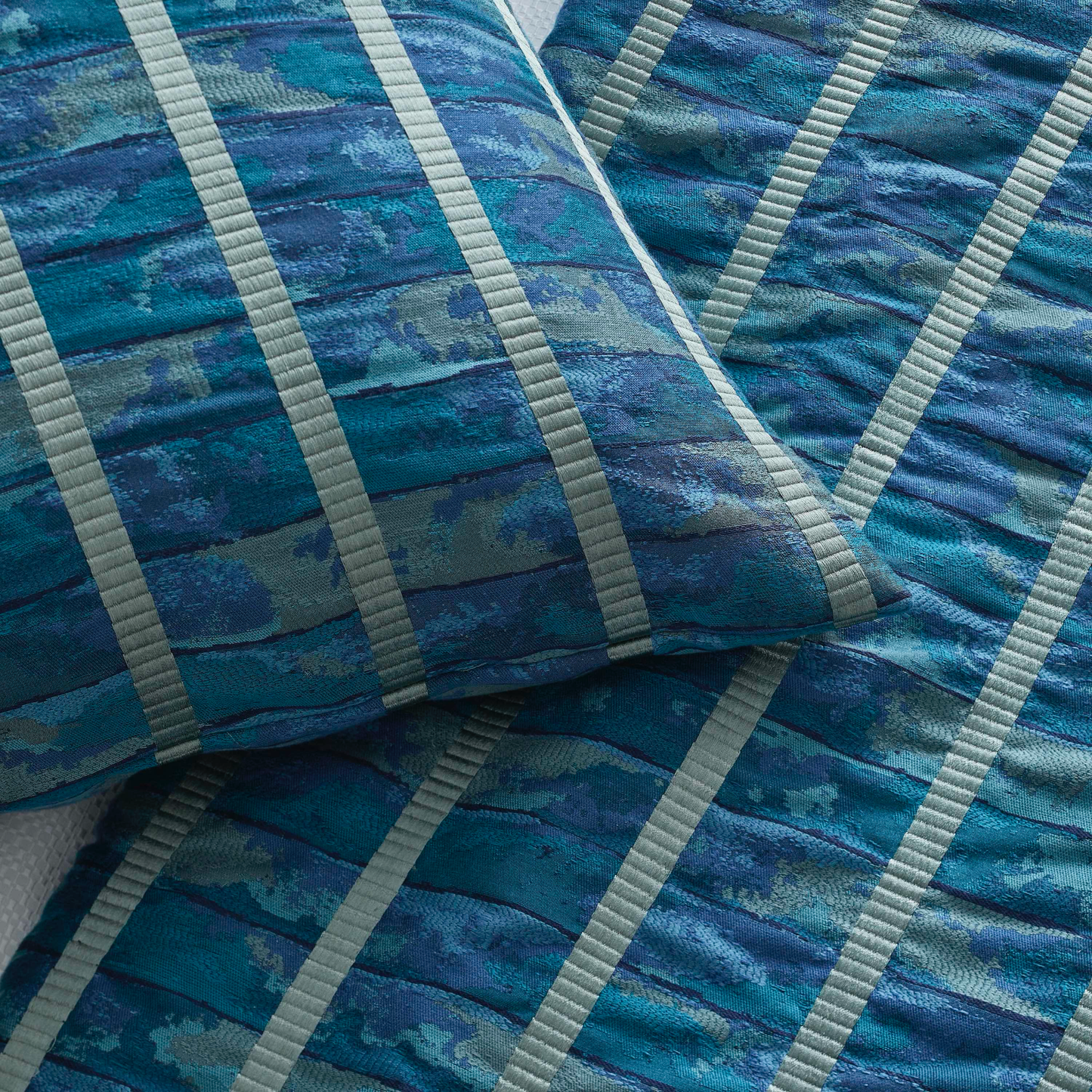 The Met x Ann Gish Egyptian Faience Duvet Cover and Sham - Nile