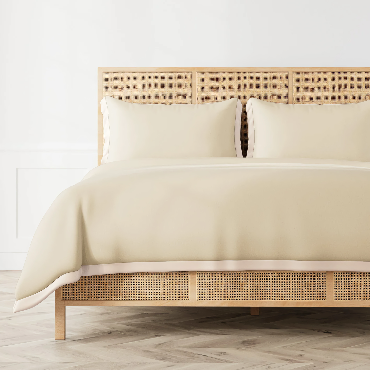 The Met x Ann Gish Lover's Kimono Duvet Cover and Sham - Pumice