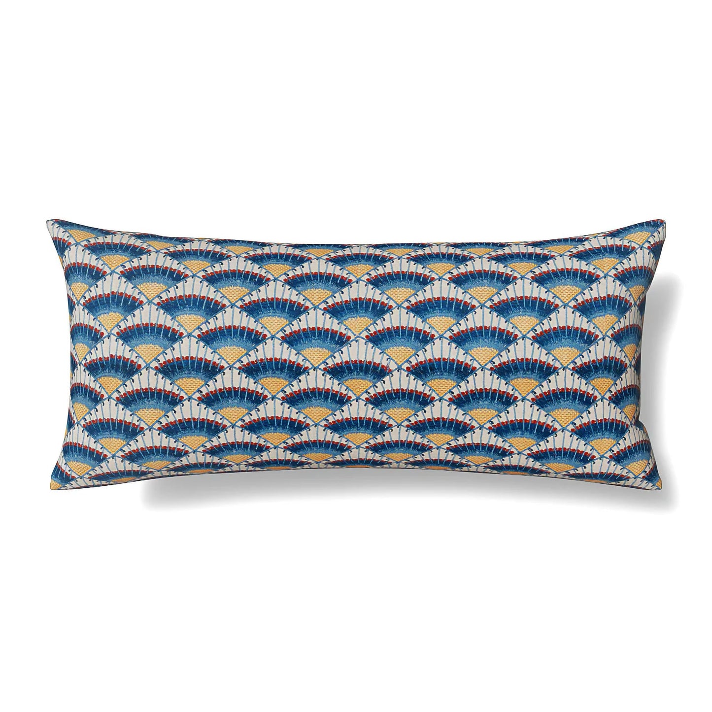 The Met x Ann Gish Maiolica Duvet Cover and Decorative Pillow - Blues