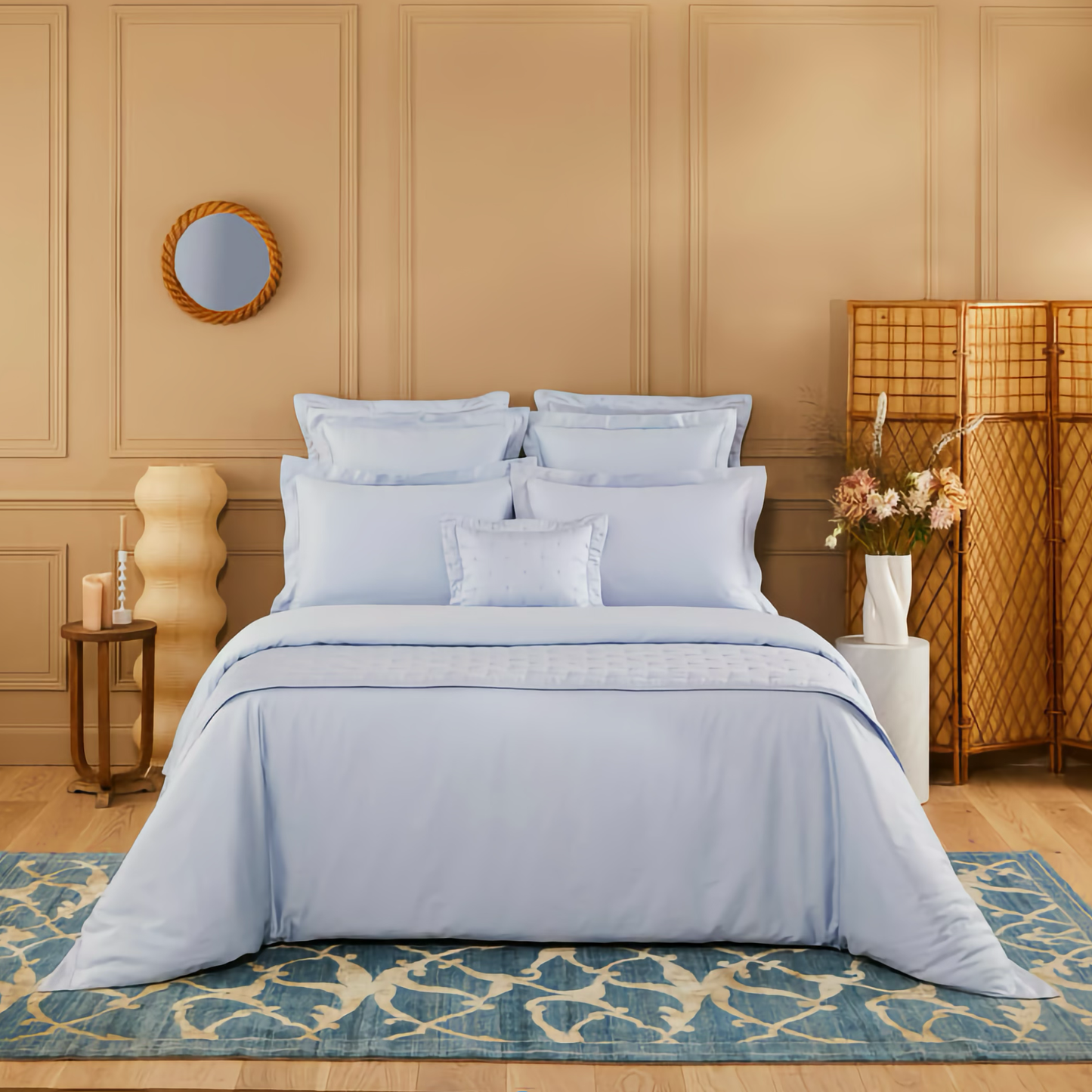 Yves Delorme Triomphe Sheet Sets - Celeste