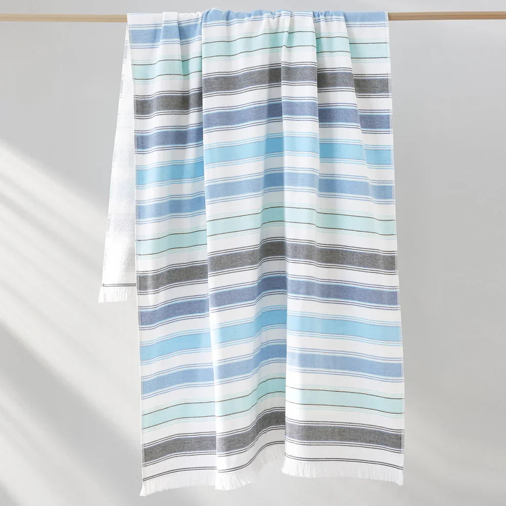 Kassatex Pareo Pool and Beach Towels - Blue