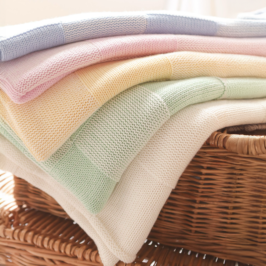Alashan Charlie Knit Baby Blanket - White