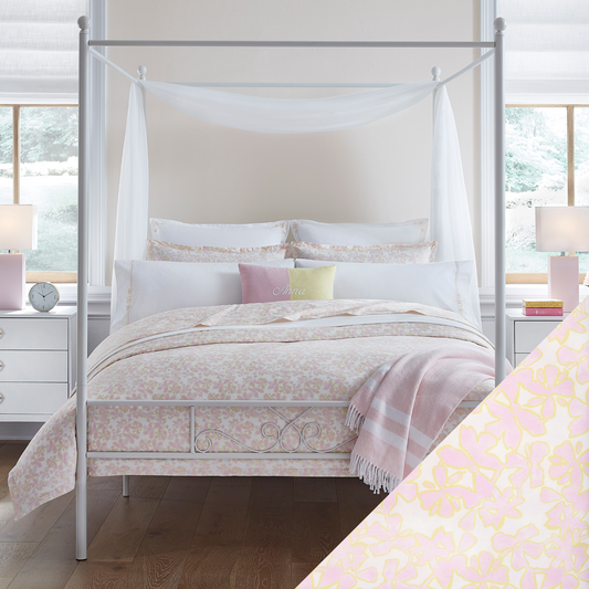 Sferra Prato Twin XL Bedding - Carnation