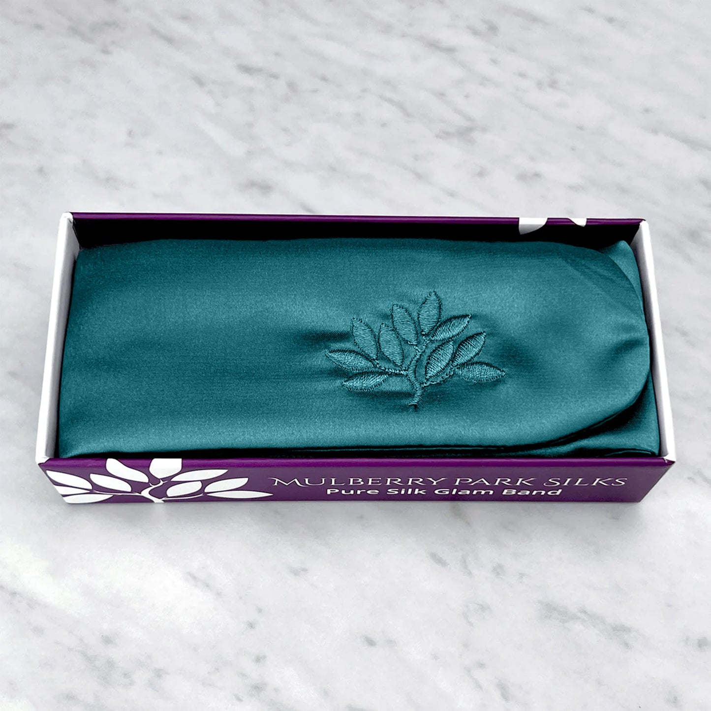 Mulberry Park Silks Silk Glam Band - Teal