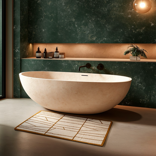 Graccioza Modest Bath Rug - Gold