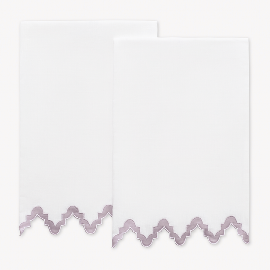 Matouk Aziza Guest Towels - Deep Lilac