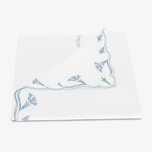 Matouk Marcella Bedding Collection - Hazy Blue