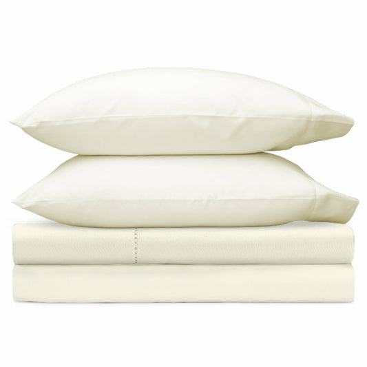 Matouk Sierra Hemstitch Twin XL Sheet Sets - Ivory