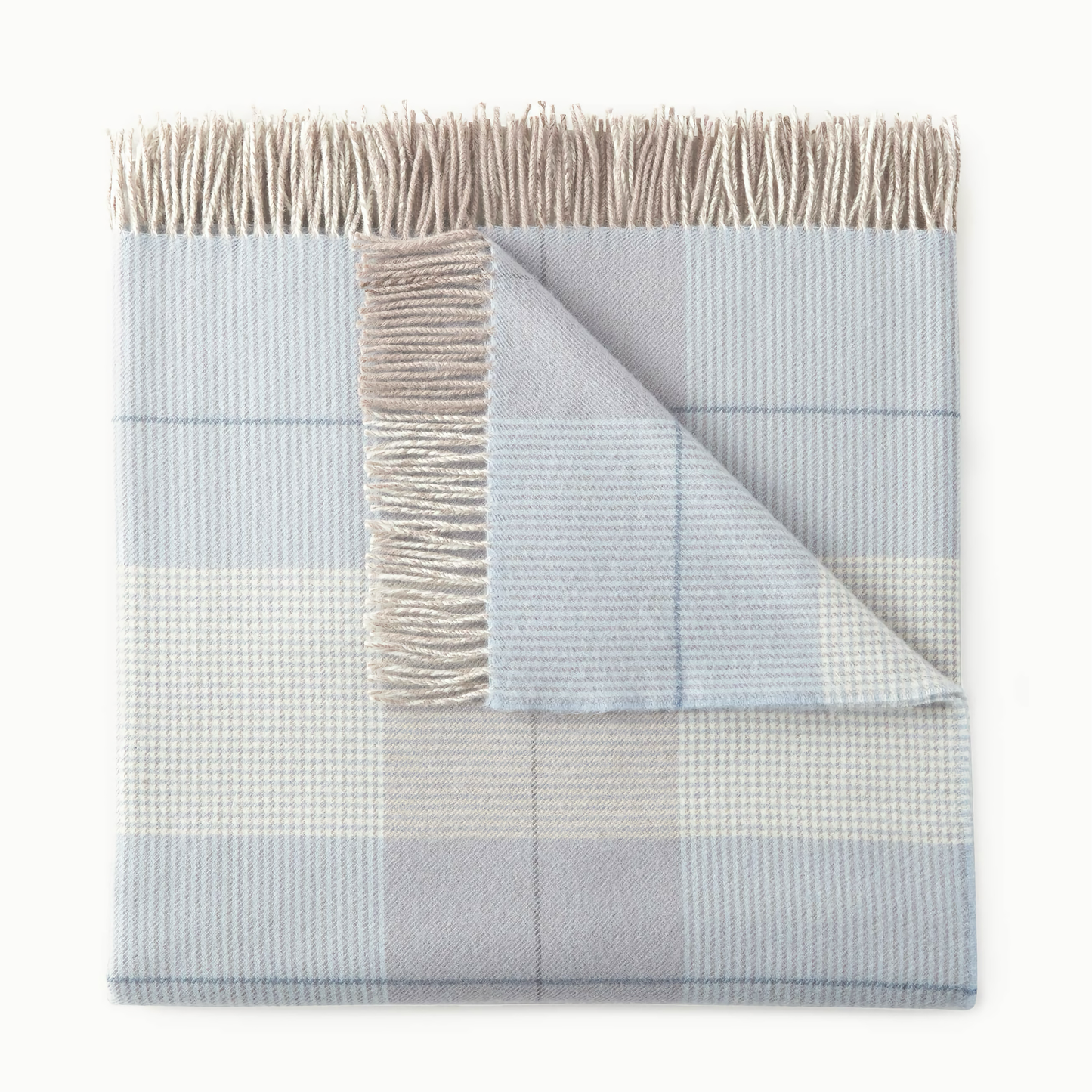 Peacock Alley York Throw - Blue