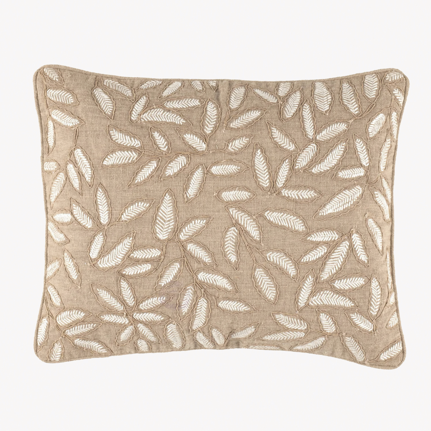 Pine Cone Hill Amelia Embroidered Decorative Pillow - Natural