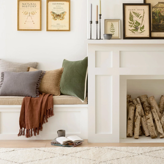 Pine Cone Hill Marie Flanagan Gehry Velvet/Linen Decorative Pillow - Sage