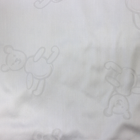 SDH Bear Baby Bedding - White