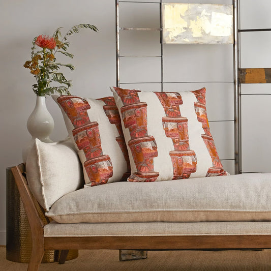 The Met x Ann Gish Kero Decorative Pillow - Sunset