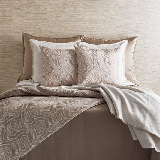 The Met x Ann Gish Retortoli Throw and Decorative Pillow - Taupe