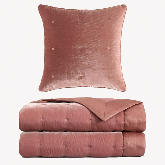 Yves Delorme Cocon Counterpane and Decorative Pillow - Santal