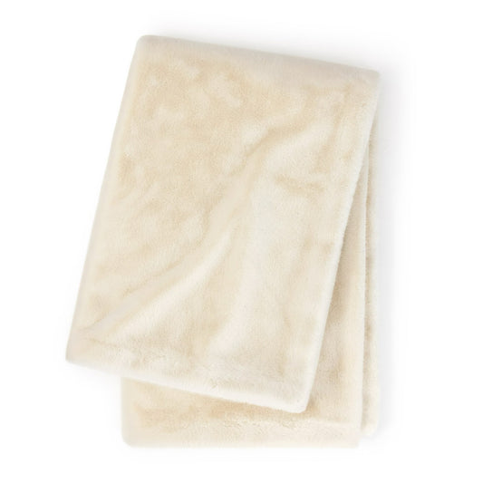Yves Delorme Frisson Throw - Neige
