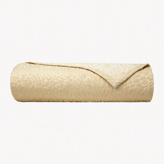 Yves Delorme Souvenir Coverlet and Decorative Pillow - Dune